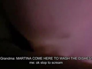 Martina बेकार है the दुकान youngster साथ उसकी stepgrandma बंद