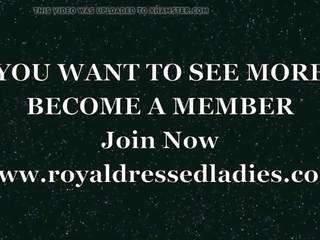 Royal Dressed Ladies - Valium 3 - Fully Clothed Fur sex clip