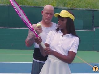 Shedoesanal - Tennis divinity Ana Foxxx Anal Lessons with