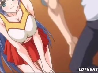 Hentai adult film with titty cheerleader