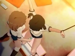 Tied up anime anime divinity gets cunt vibed hard