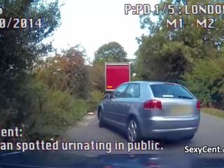 Policajt fucks na the kapuce na the auto
