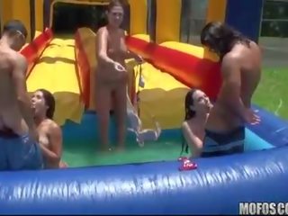 Water games goes into to a sweet sex movie party